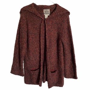 Curio by Anthropologie Multi Toned Red Cardigan